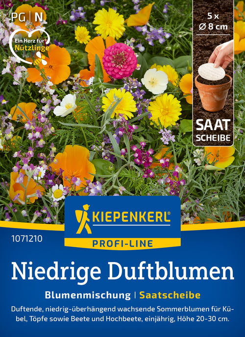 Kiepenkerl Blumensamen-Mischung Niedrige Duftblumen Saatscheibe