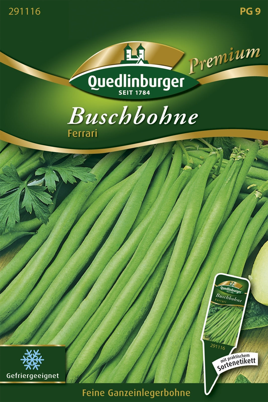 Quedlinburger Buschbohne Ferrari
