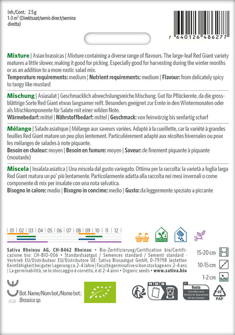 Sativa Asiasalat Mischung