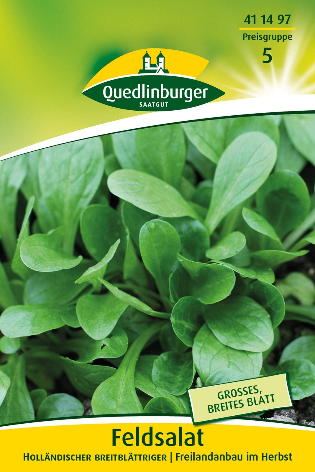 Quedlinburger Feldsalat Holländischer breitblättriger