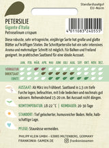 Frankonia Samen Petersilien Gigante d'Italia Saatband