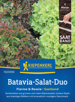 Kiepenkerl Bataviasalat Florine & Rossia Saatband