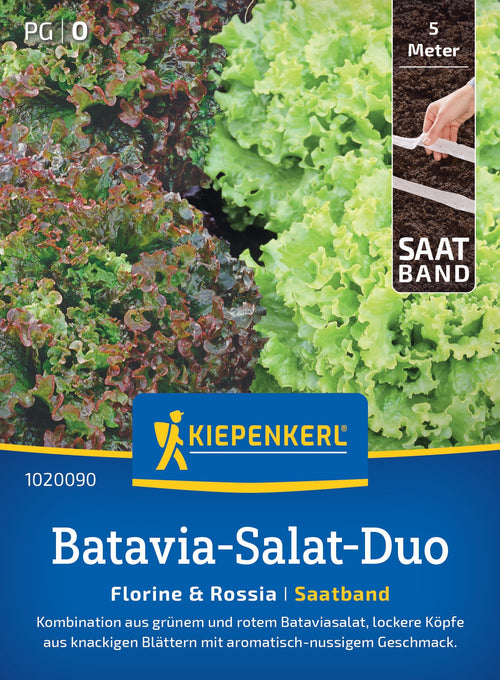 Kiepenkerl Bataviasalat Florine & Rossia Saatband