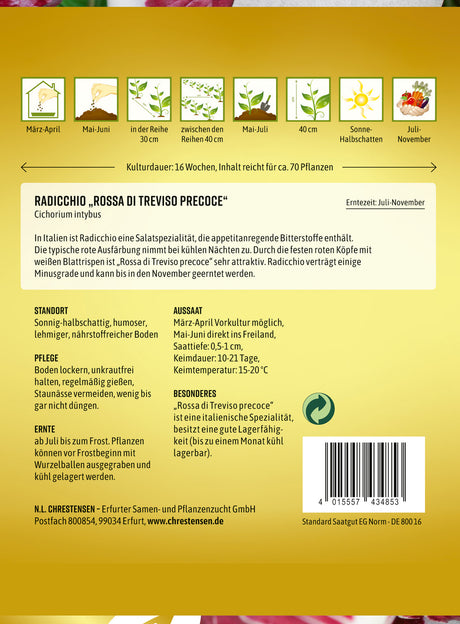 N.L. Chrestensen Radicchio Rossa di Treviso precoce