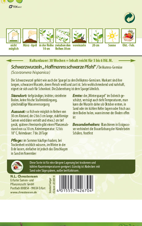 N.L. Chrestensen Schwarzwurzeln Hoffmanns schwarzer Pfahl
