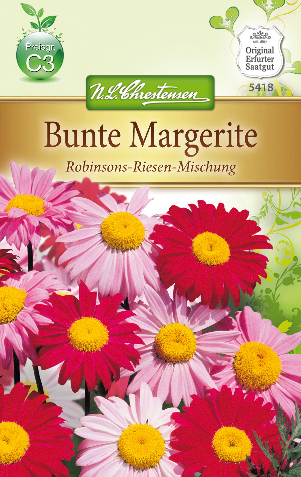 N.L. Chrestensen Bunte Margerite Robinsons-Riesen Mischung