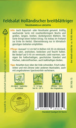 Quedlinburger Feldsalat Holländischer breitblättriger