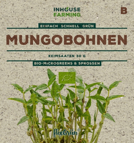 flixGrün BIO Keimsprossen Mungobohnen