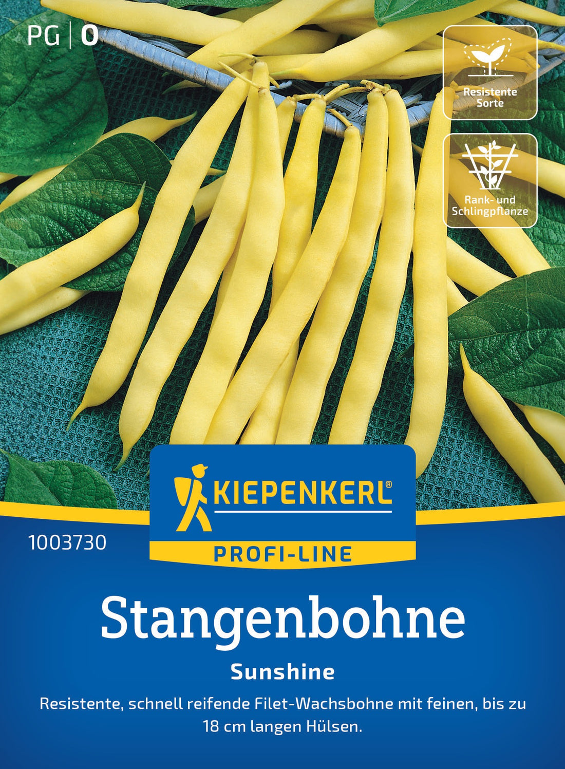 Kiepenkerl Stangenbohnen Sunshine