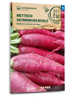 Samen Maier BIO Rettich Ostergruß rosa 2