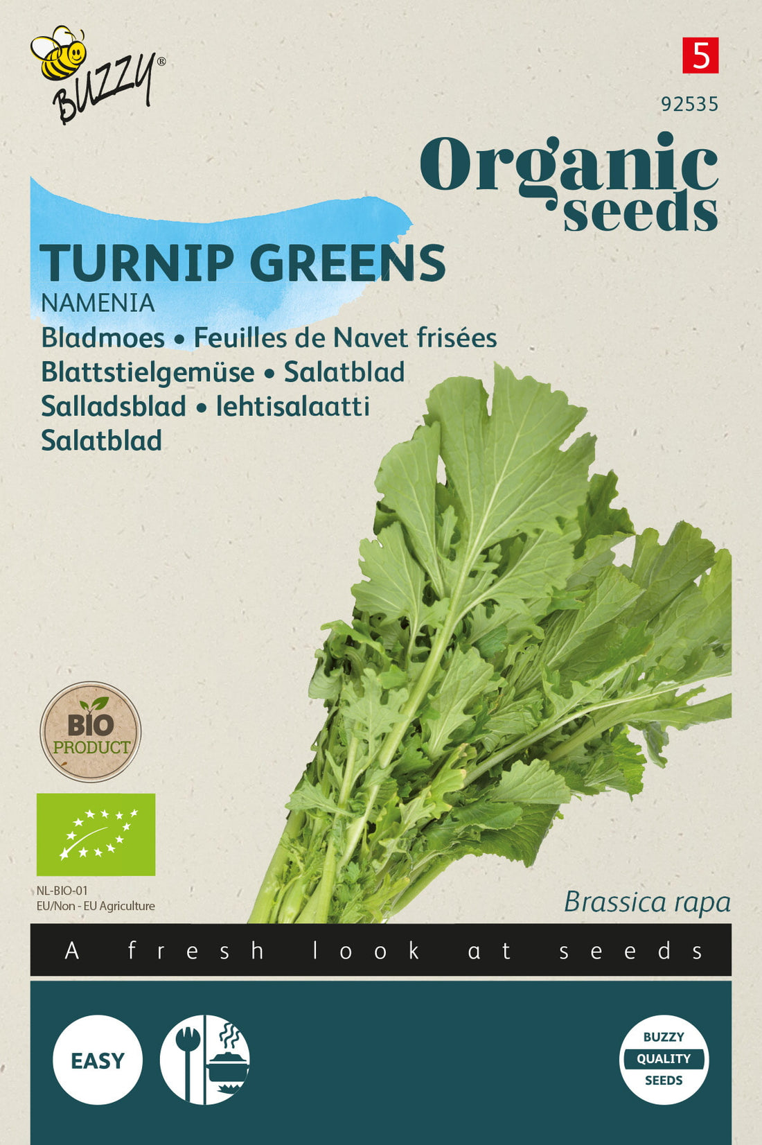 Buzzy Organic Seeds BIO Blattstielgemüse Namenia
