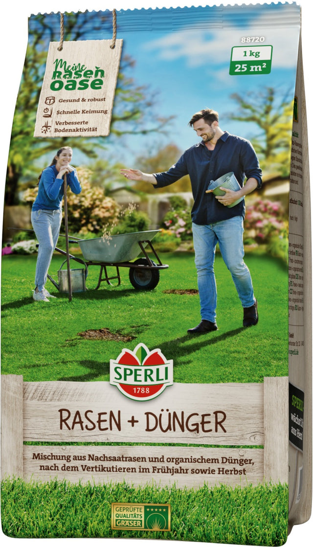 SPERLI Nachsaat Rasen + Dünger 1 kg