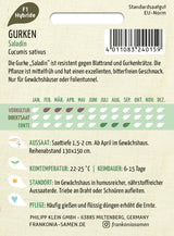 Frankonia Samen Gurke Saladin