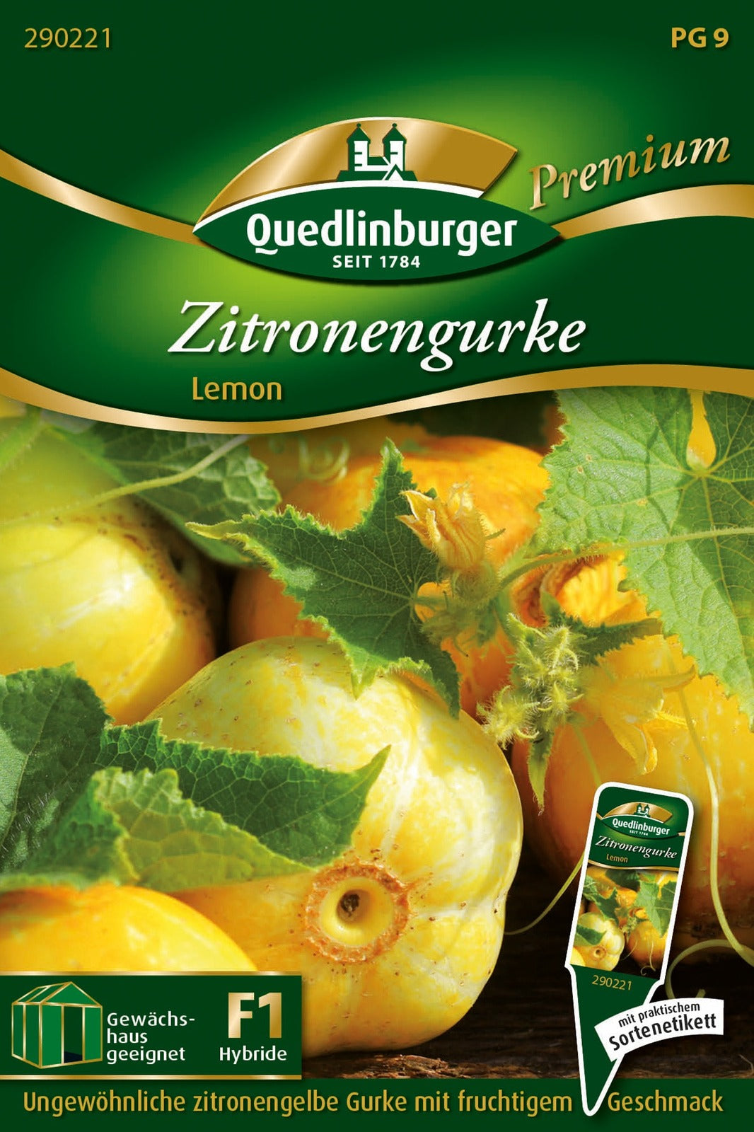 Quedlinburger Freiland-Einlegegurke Lemon