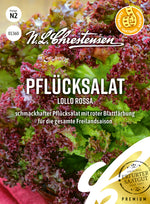N.L. Chrestensen Pflücksalat Lollo rossa  Saatband