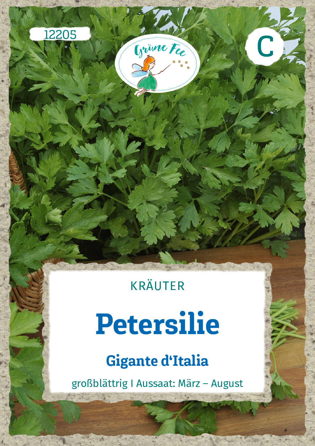 Grüne Fee Petersilien Gigante di Napoli