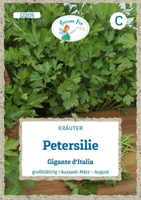 Grüne Fee Petersilien Gigante di Napoli