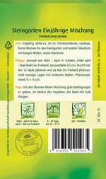 Quedlinburger Steingarten  einjährige Mischung