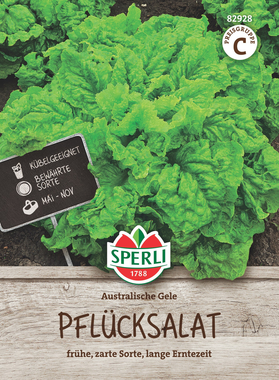 SPERLI Pflück- & Schnittsalat Australische Gele