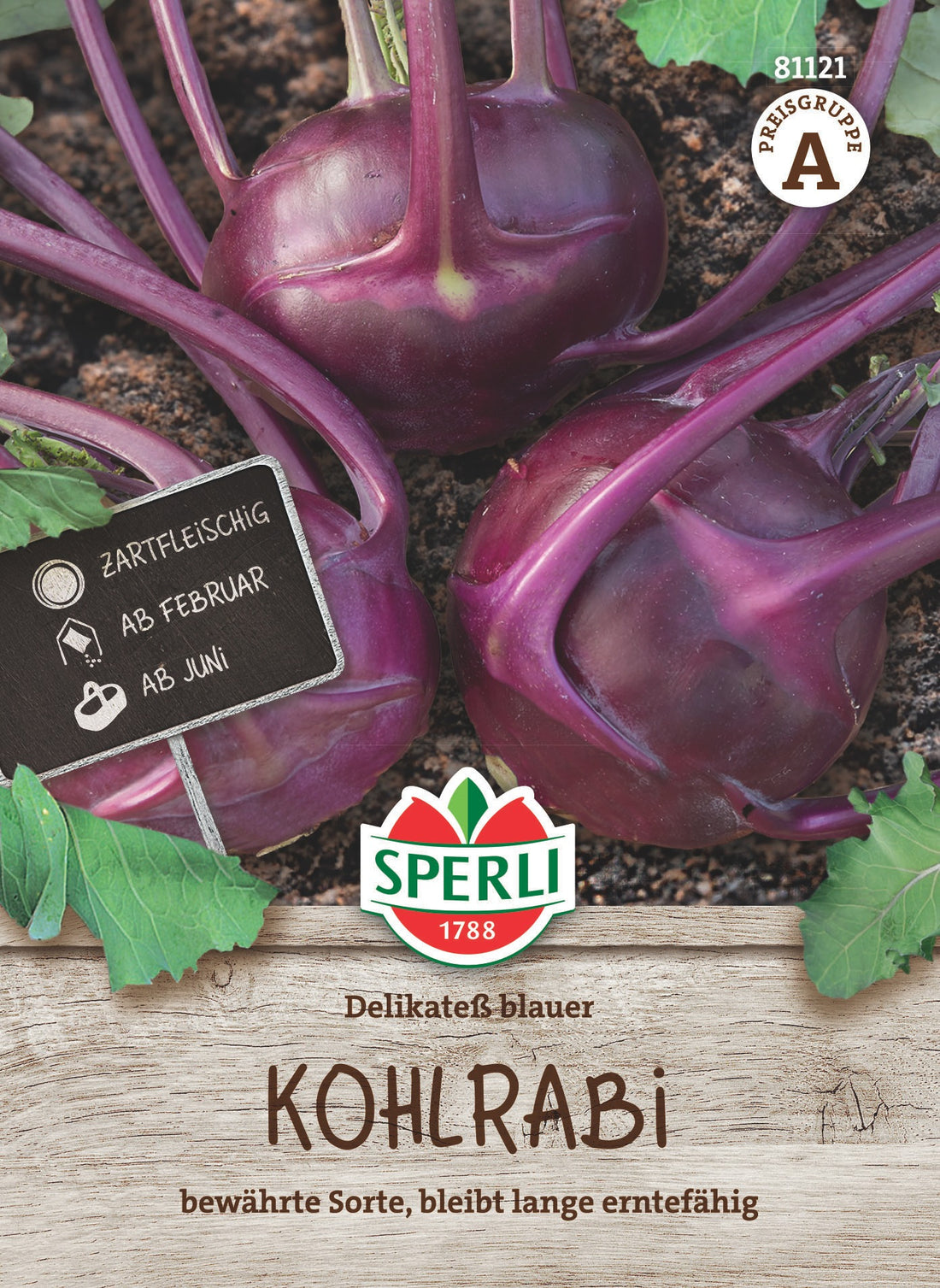SPERLI Kohlrabi Delikateß blauer