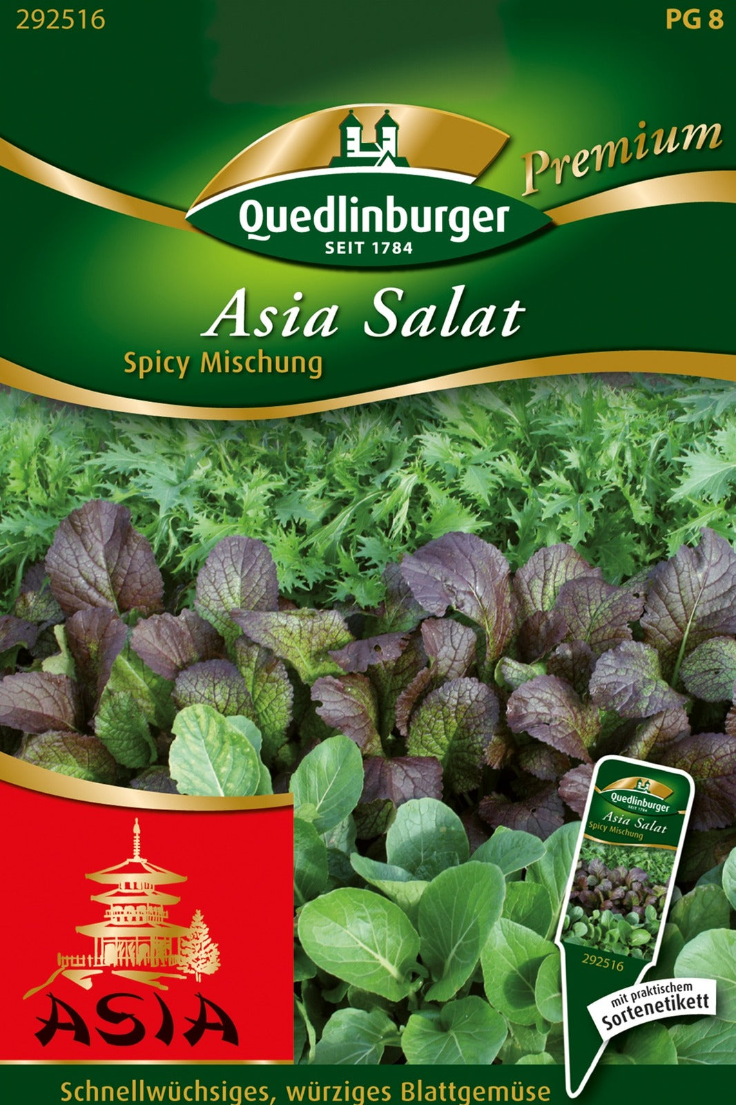 Quedlinburger Asiasalat Spicy Mischung