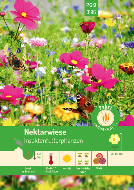 Pabst Keimkraft Blumenwiesen Nektarwiese Insektenfutterpflanzen