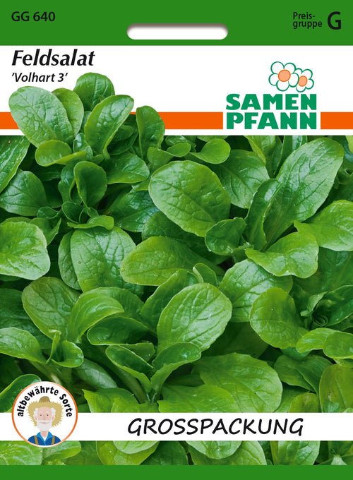 Samen Pfann Feldsalat Volhart 3 Vorteilspackung