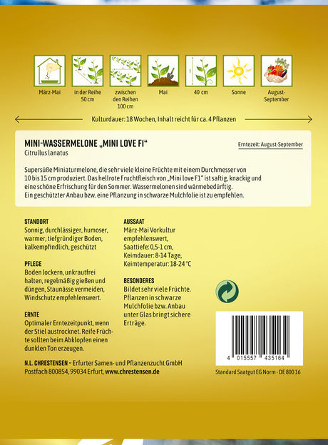 N.L. Chrestensen Mini-Wassermelone Mini love F1