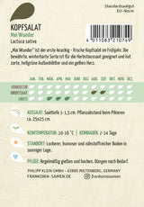 Frankonia Samen Kopfsalat Mai Wunder