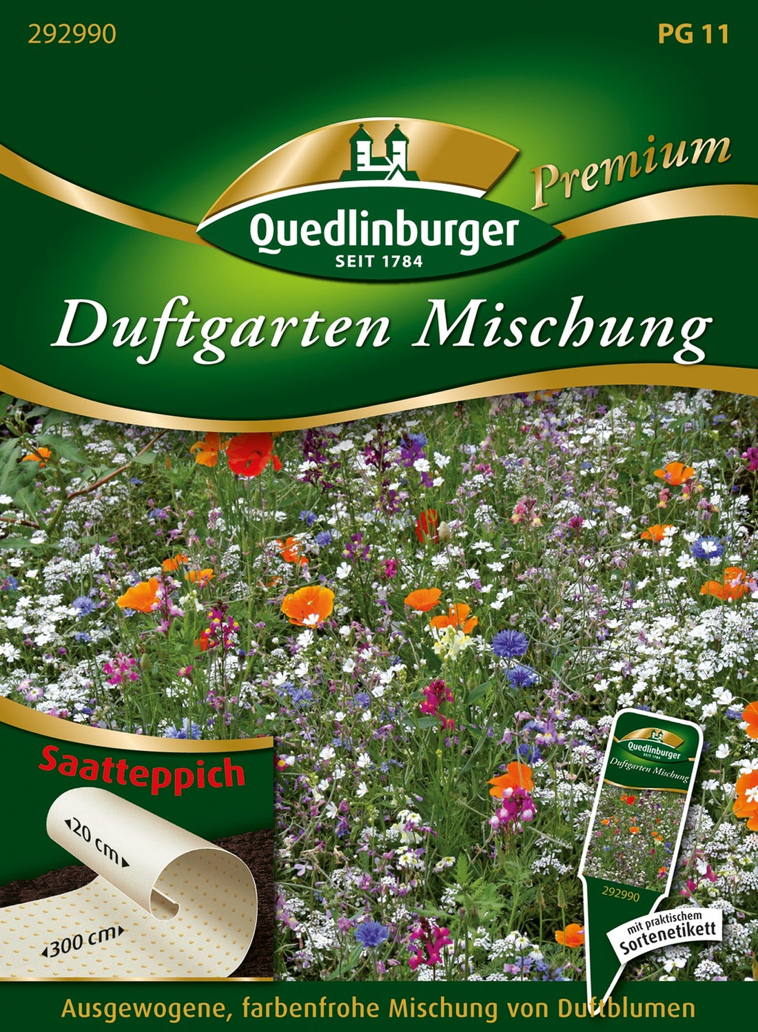 Quedlinburger Duftgarten Mischung Saatteppich