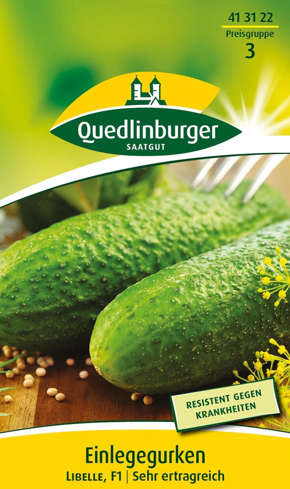 Quedlinburger Freiland-Einlegegurke Libelle