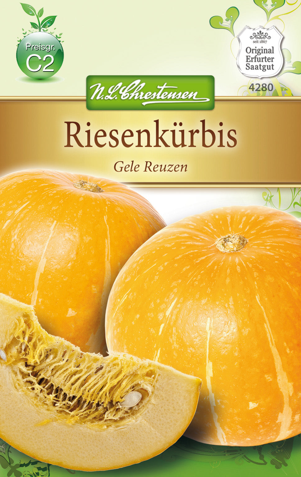 N.L. Chrestensen Kürbis Gele Reuzen