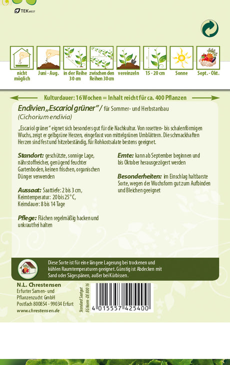 N.L. Chrestensen Endivien Escariol grüner