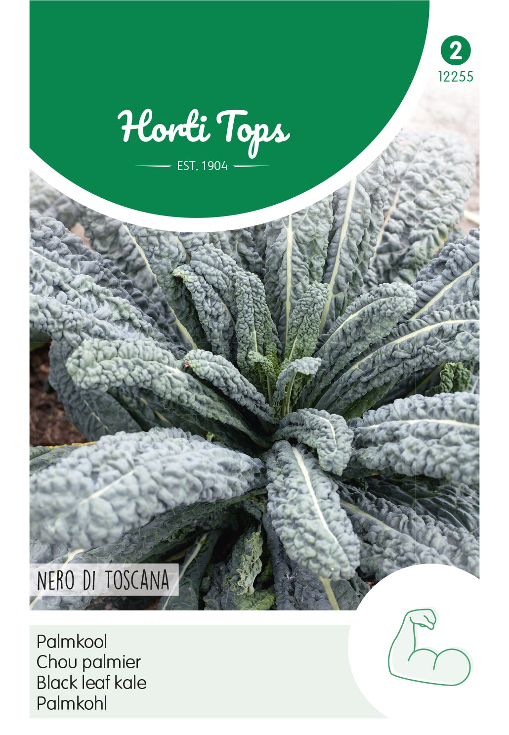 Horti Tops | Schwarzkohl Nero di Toscana | 2 Gramm | MHD: 07/2027