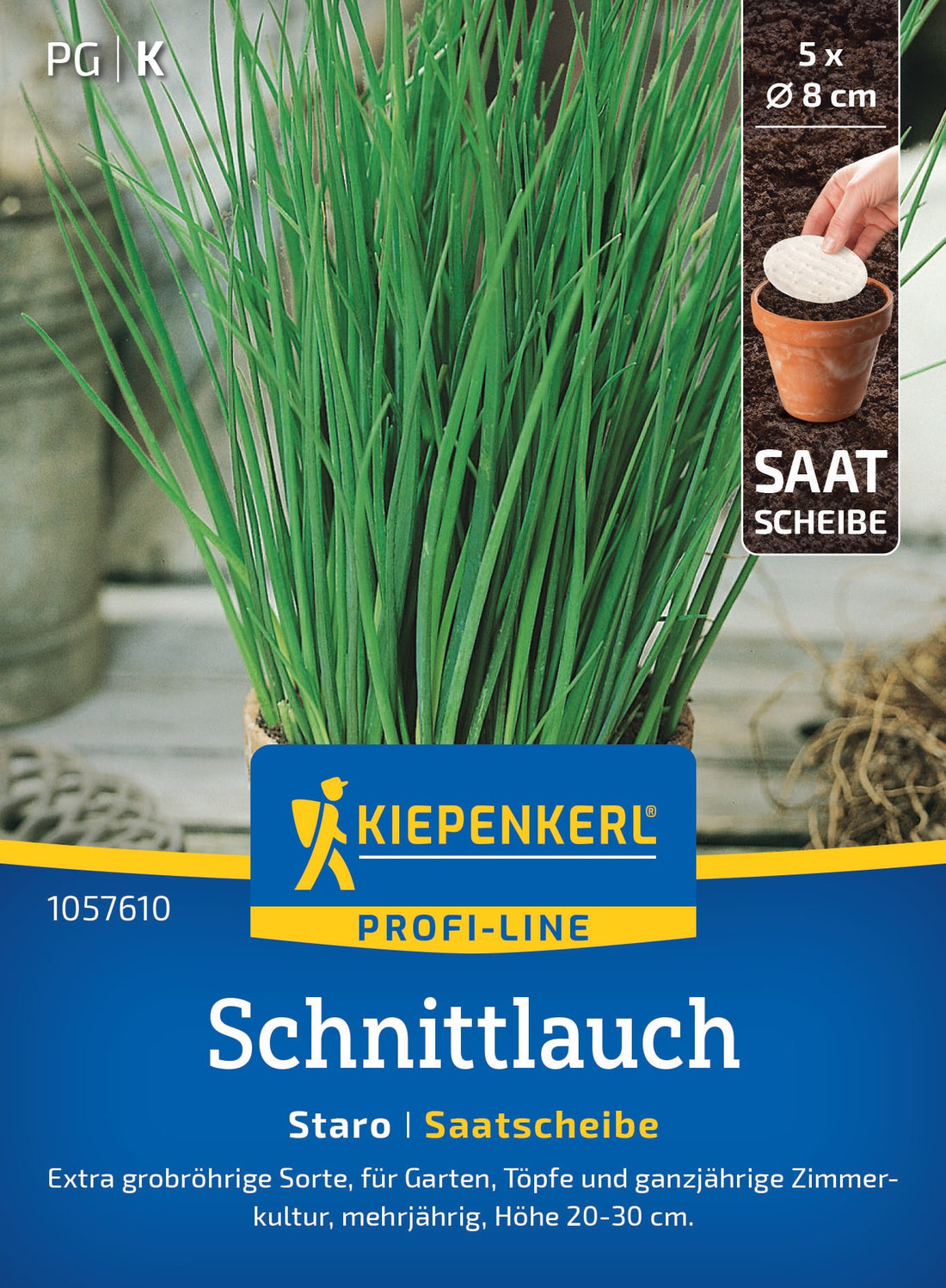Kiepenkerl Schnittlauch Staro Saatscheibe