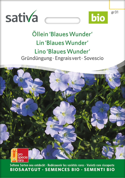 Sativa BIO Gründüngung Öllein 'Blaues Wunder'