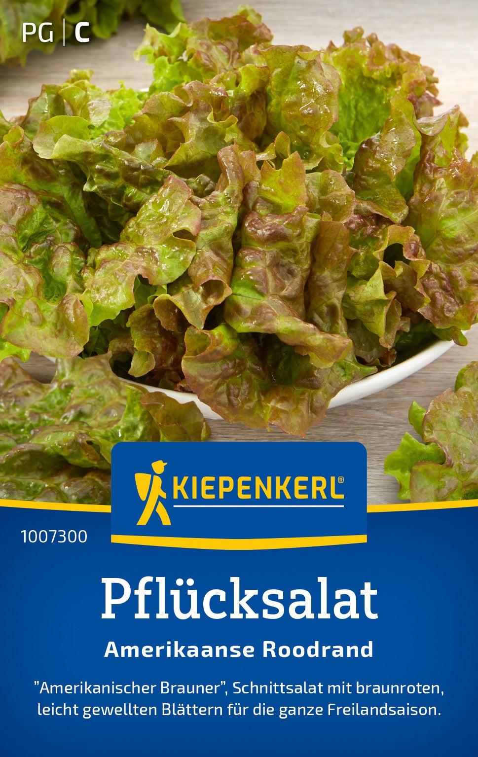 Kiepenkerl Pflück- & Schnittsalat Amerikaanse Roodrand