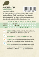 Frankonia Samen Sommerastern Prinzess Prachtmischung