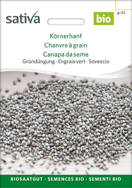 Sativa BIO Gründüngung Körnerhanf
