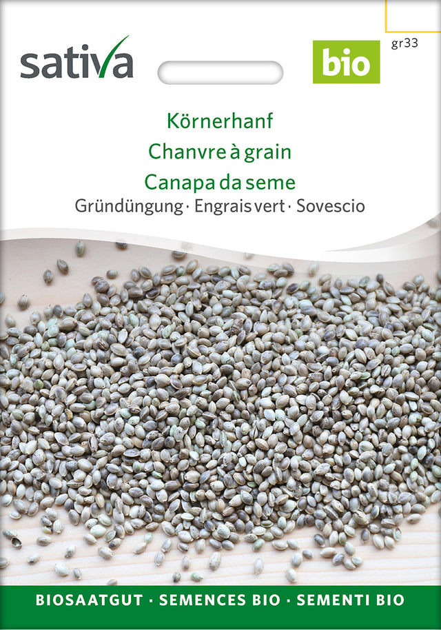 Sativa BIO Gründüngung Körnerhanf
