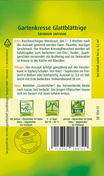 Quedlinburger Gartenkresse glattblättrige