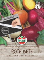 SPERLI Rote Bete Golden Eye, Chioggia Guardsmark, Avalanche Saatband