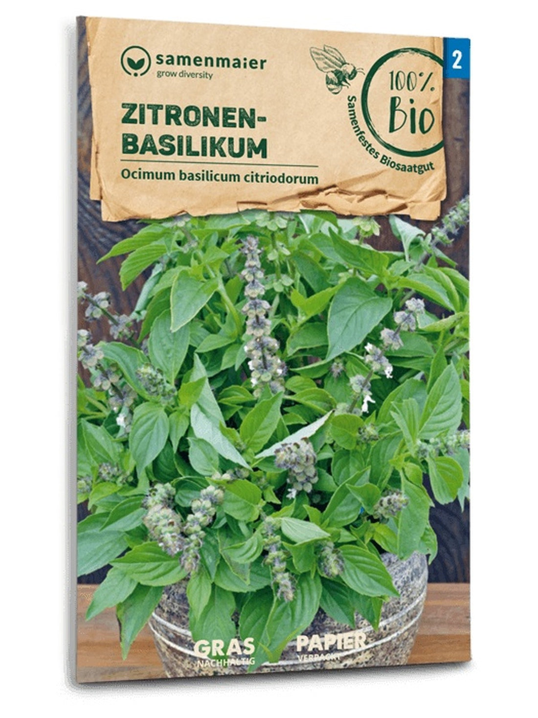 Samen Maier BIO Zitronenbasilikum