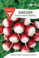 Frankonia Samen Radieschen Rundes halbrot-halbweiss