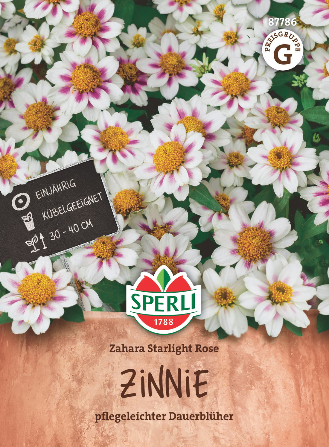 SPERLI Zinnie Zahara Starlight Rose