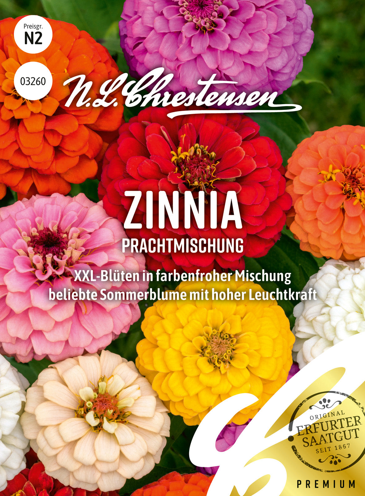 N.L. Chrestensen Zinnia Prachtmischung