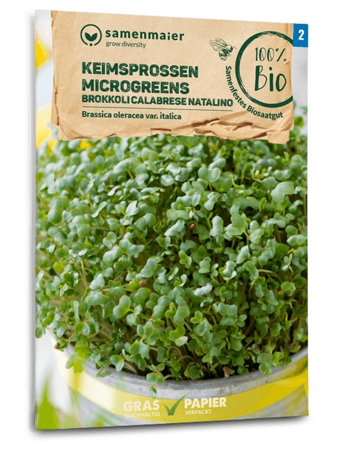 Samen Maier BIO Keimsprossen Brokkoli Calabrese natalino