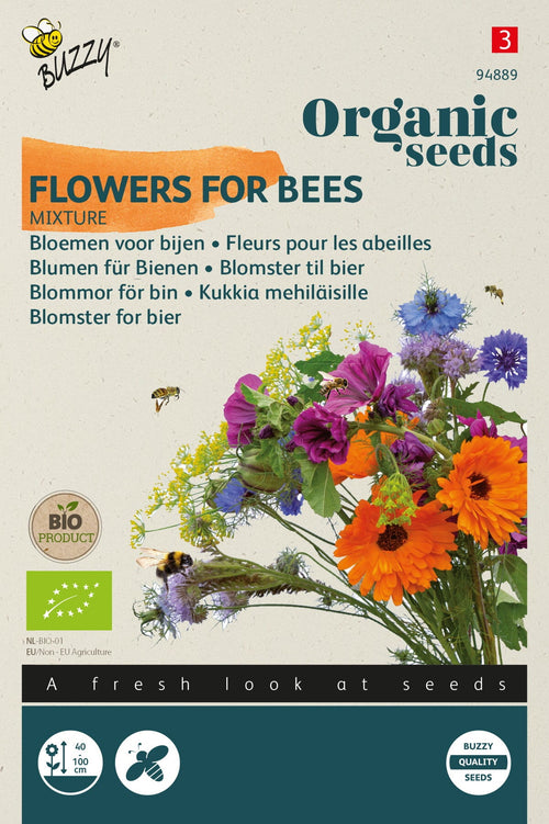 Buzzy Organic Seeds BIO Blumen-Mischung Bienen