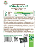 SPERLI Möhre-Radieschen Kombination Lange rote stumpfe ohne Herz 2, Sora Saatband