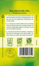 Quedlinburger Wurzelpetersilie Alba